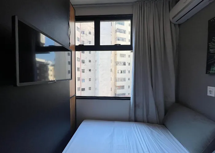 Maravilhoso Studio Santa Casa/Metro Com Ac/Wf