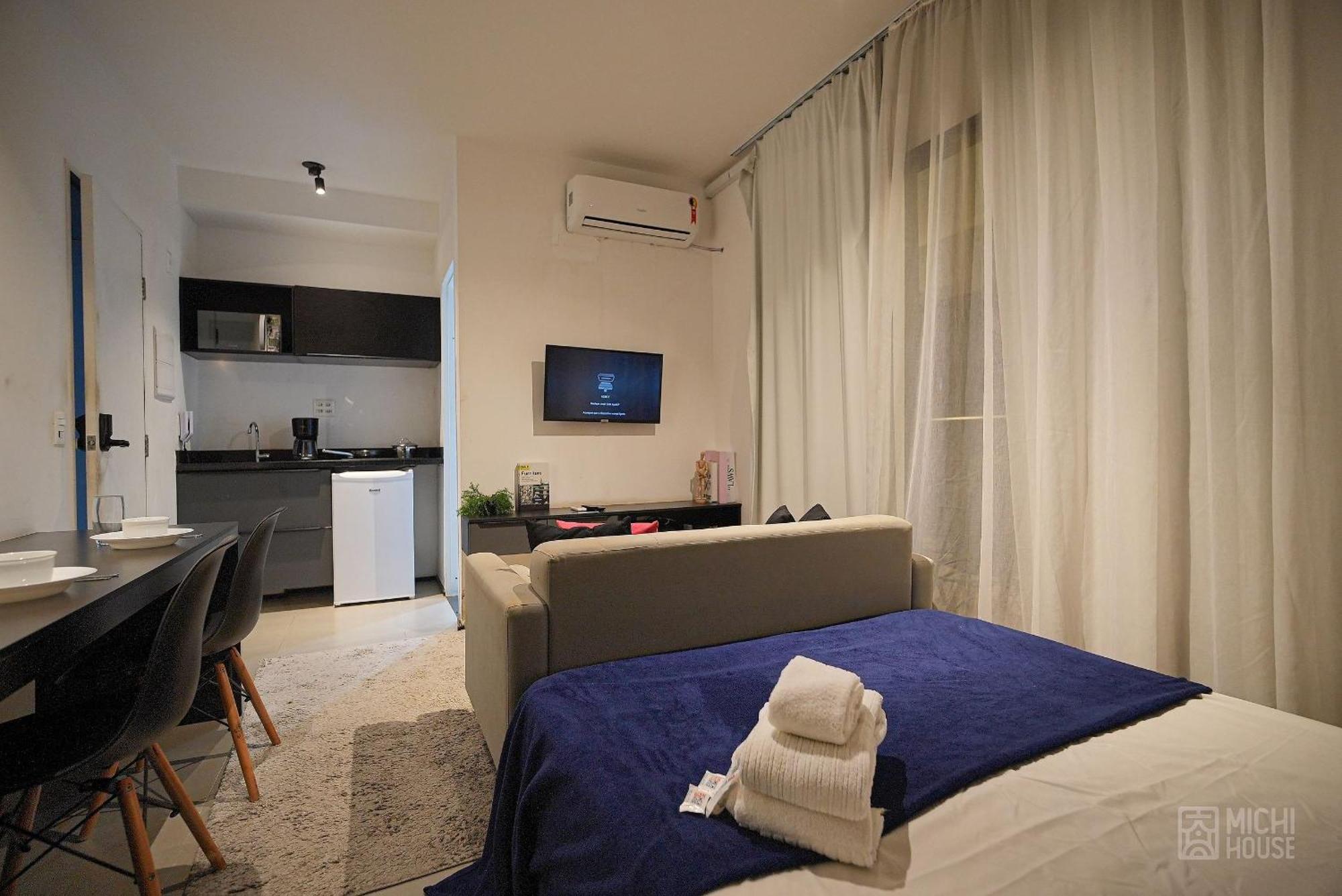 Apartment Maravilhoso Santa Casa/metro Com Ac/wf *