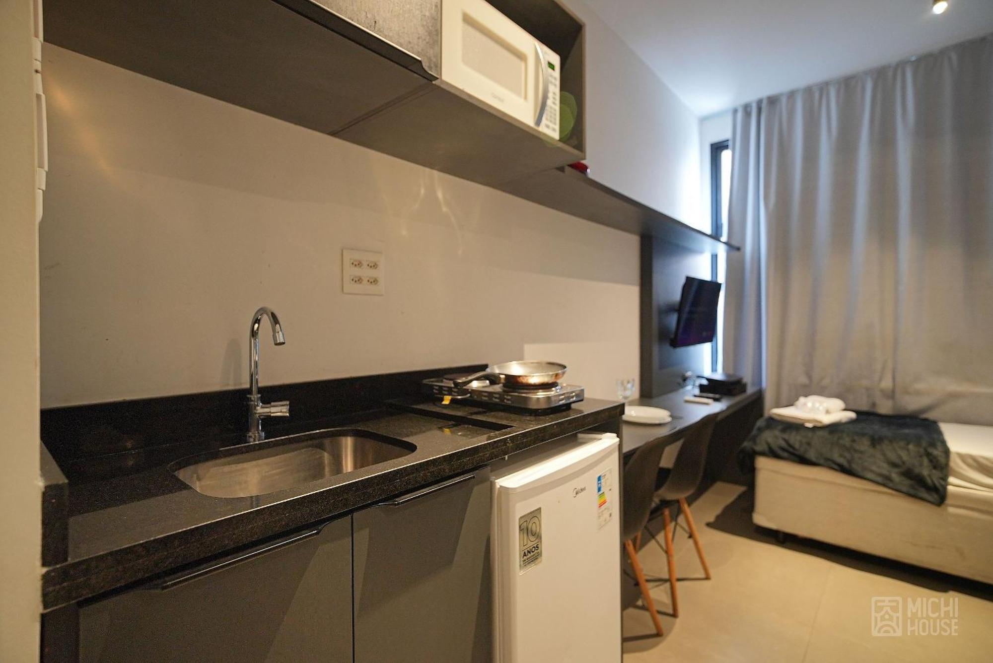 Apartment Maravilhoso Santa Casa/metro Com Ac/wf