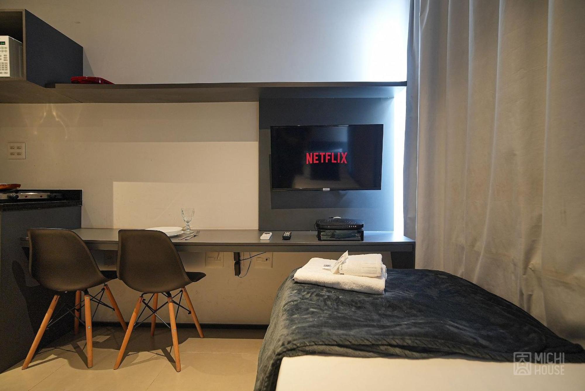Apartment Maravilhoso Santa Casa/metro Com Ac/wf *
